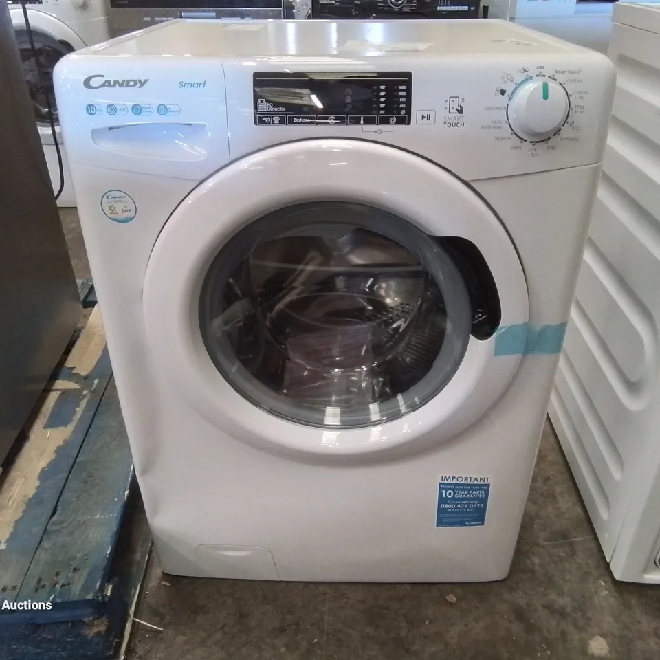 CANDY SMART PRO CS1410TE FREESTANDING WASHING MACHINE, 10 KG LOAD, 1400 RPM, WHITE [ENERGY CLASS E]