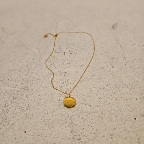 FRANKLY "CUNT" GOLD PLATED NECKLACE IN BOX