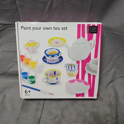 JOHN LEWIS PAINT YOUR OWN TEA SET KIDS CRAFT KIT