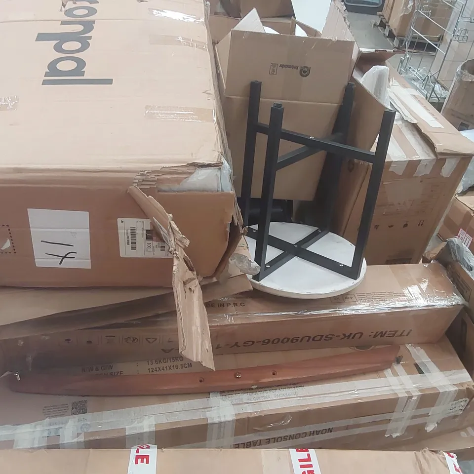 PALLET CONTAINING A VERY LARGE QUANTITY OF ASSORTED FURNITURE PARTS ECT