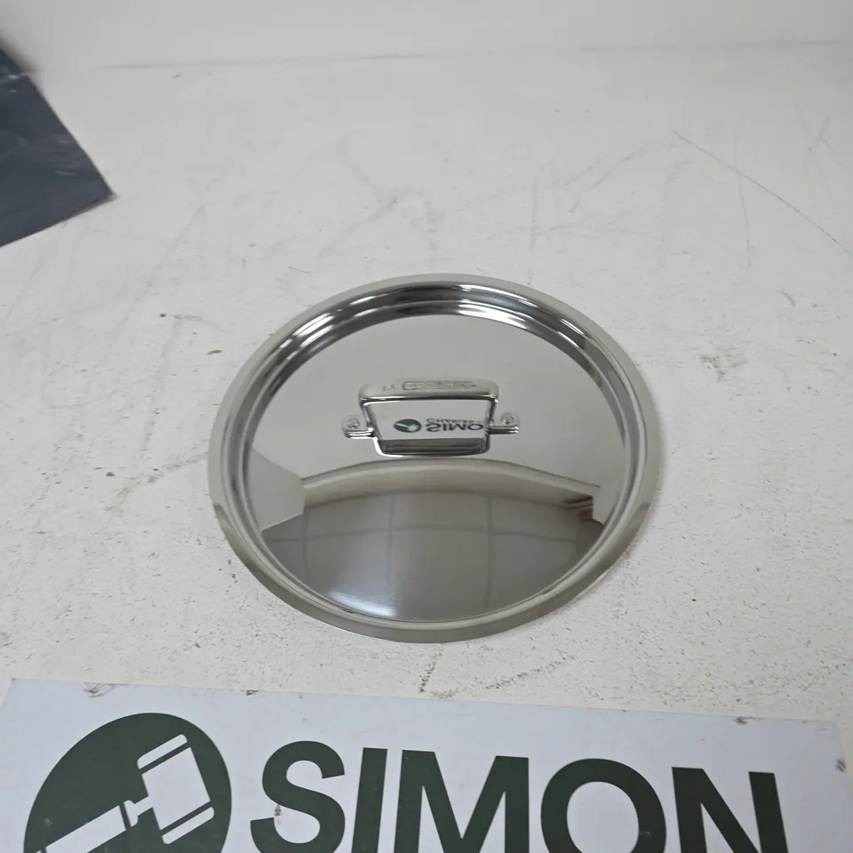 LE CREUSET ROUND STAINLESS STEEL COOKWARE LID – REPLACEMENT LID