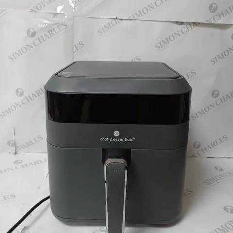 BOXED COOK'S ESSENTIALS 5.8L AIR FRYER, SLATE GREY