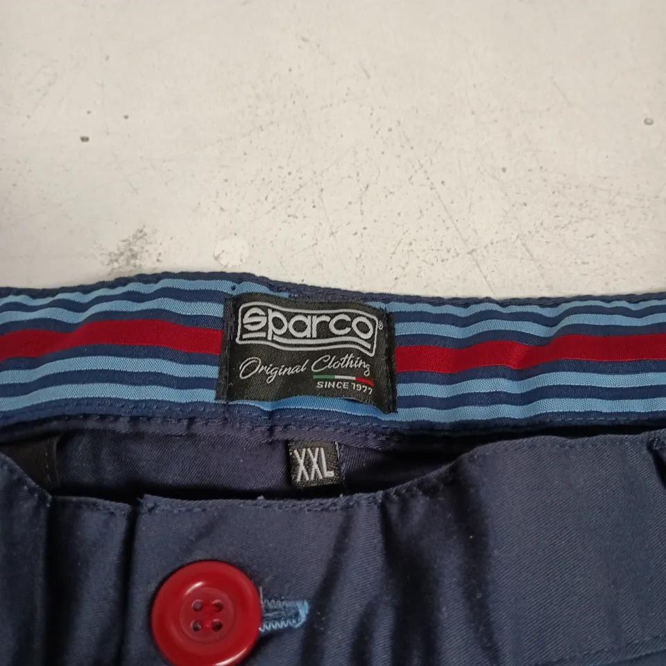 SPARCO MARTINI RACING ORIGINAL CLOTHING NAVY SHORTS XXL