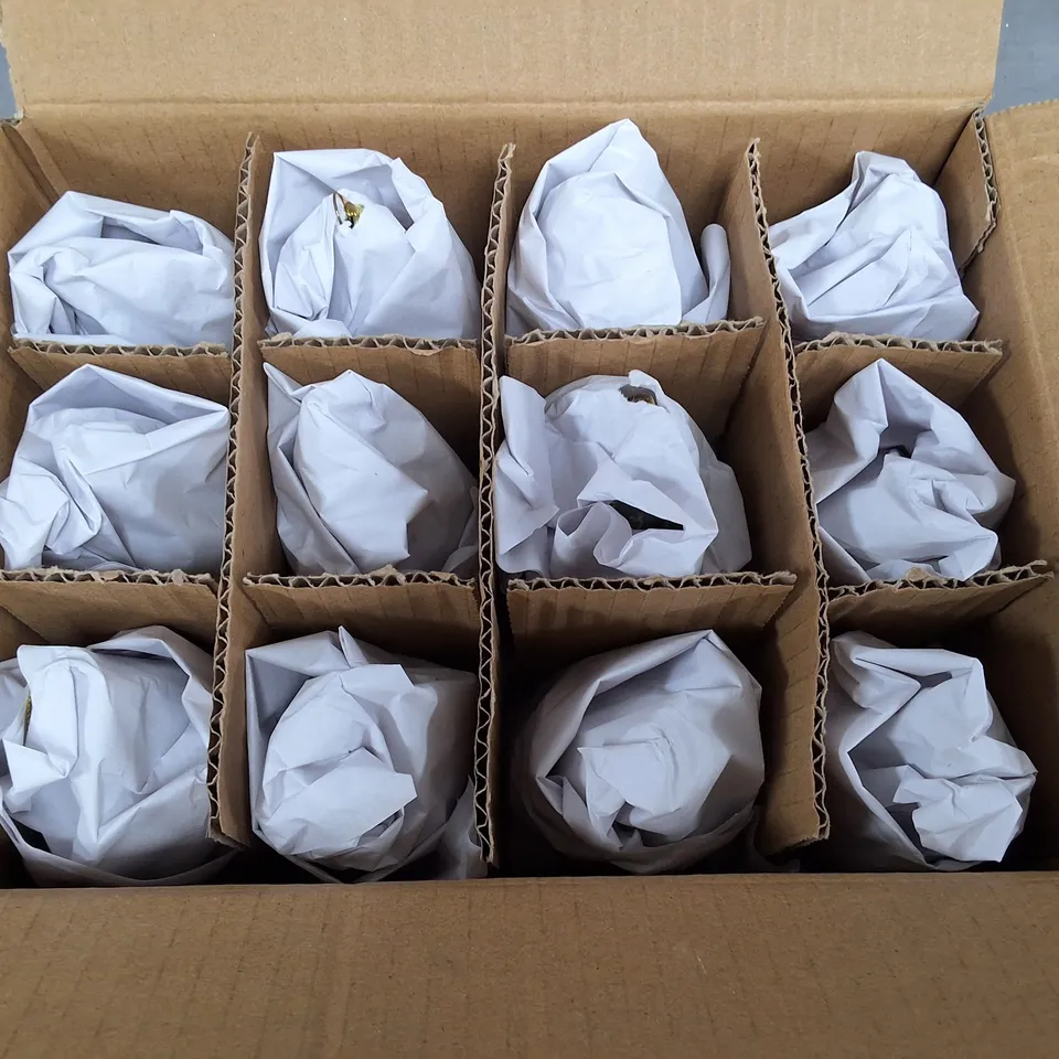 SET OF 12 GISELA GRAHAM DECORATIVE GREEN TREE VAUBLES