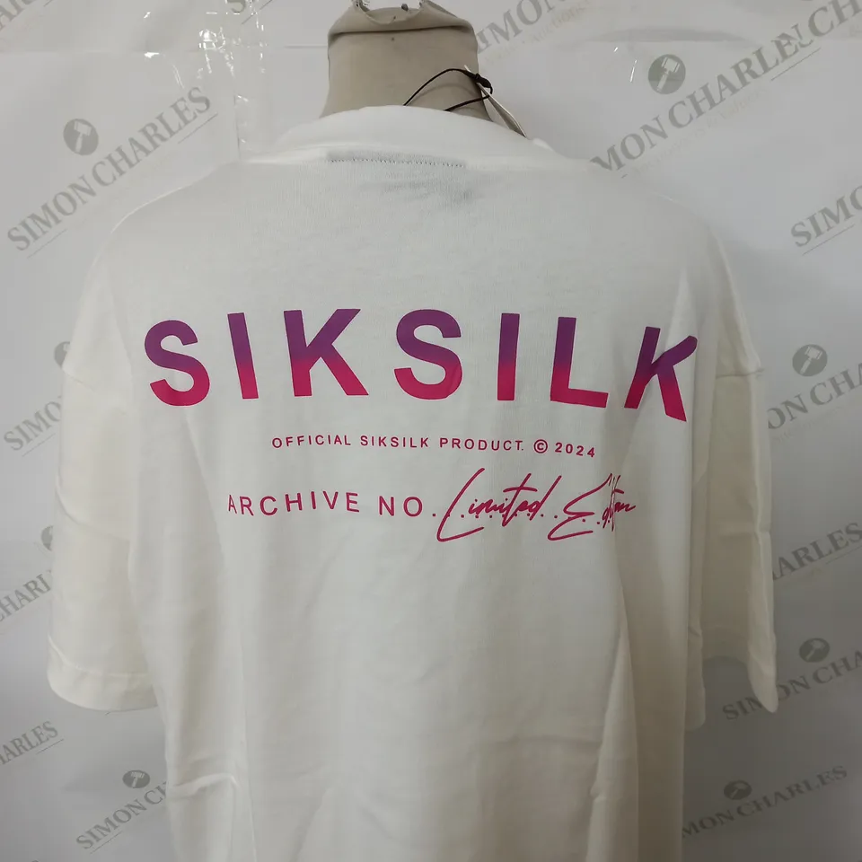SIKSILK LIMITED EDITION T-SHIRT SIZE L