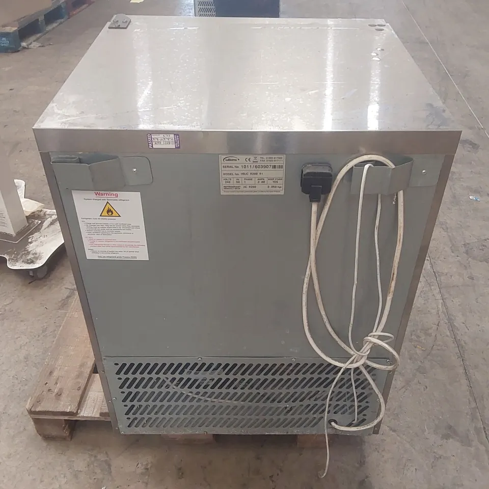 WILLIAMS H5UC AZTRA COMMERCIAL UNDERCOUNTER FRIDGE