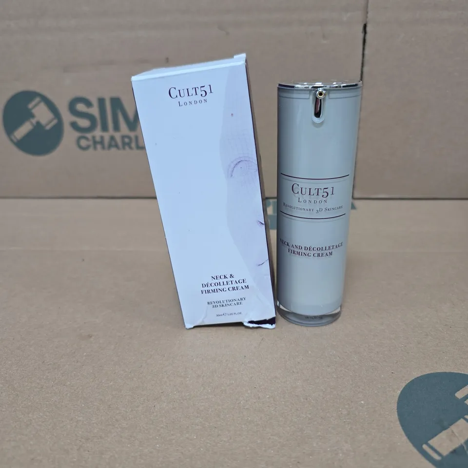 CULT51 LONDON NECK AND DECOLLETAGE 30ML BOXED