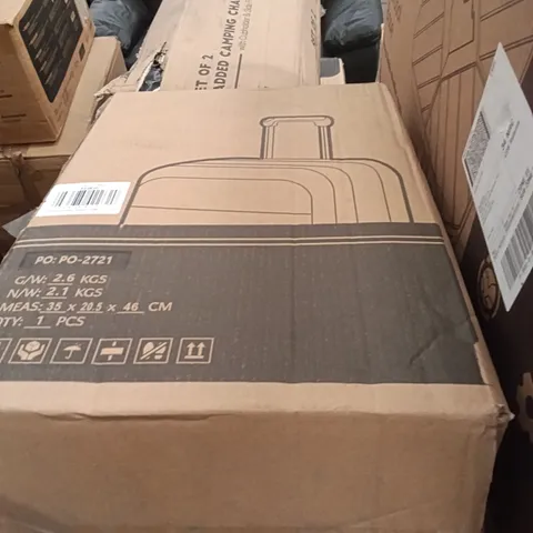  BOXED LUGG TRAVEL SUITCASE