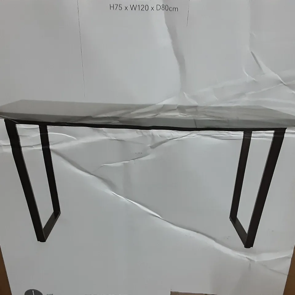 BOXED VIXEN RECTANGULAR DINING TABLE - H75 X W120 X D80 CM
