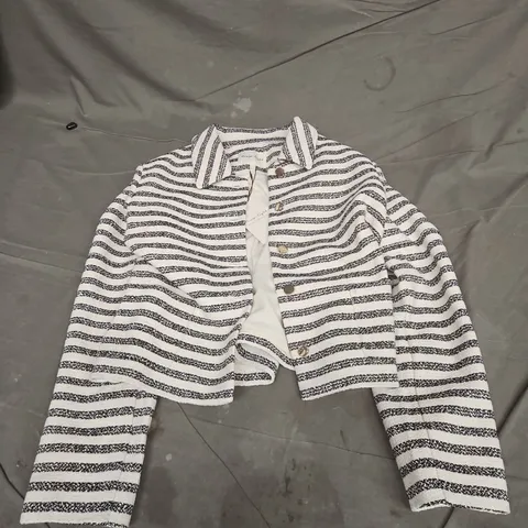 PHASE EIGHT STRIPED TEXTURED JACKET – WOMEN'S, UK 16