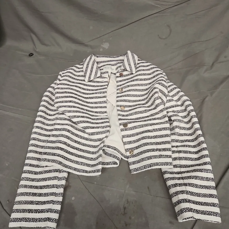 PHASE EIGHT STRIPED TEXTURED JACKET – WOMEN'S, UK 16