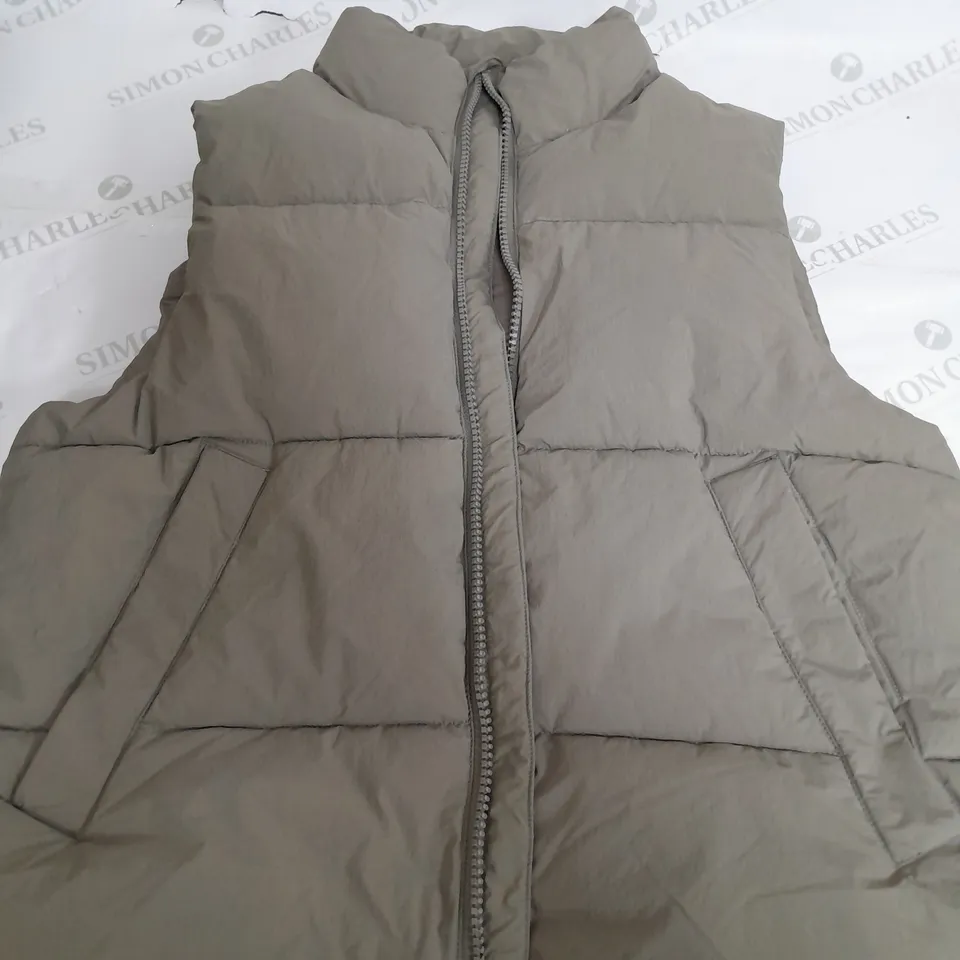 ZARA LIGHT KHAKI PADDED JACKET - EUR S