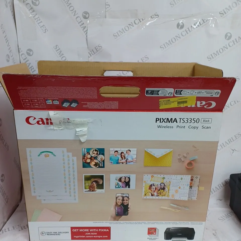 BOXED CANON PIXMA PRINTER TS3350 - BLACK