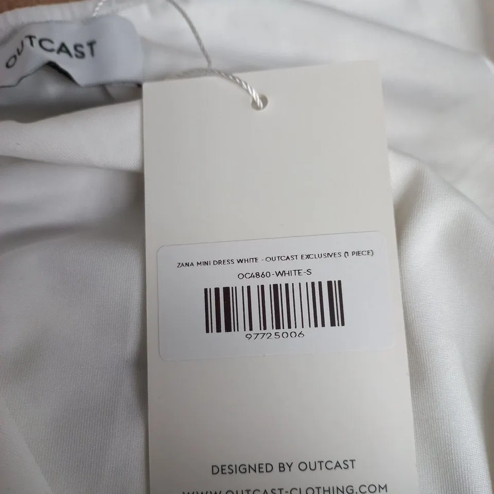 OUTCAST ZANA MINI DRESS WHITE – SIZE S (1 PIECE)