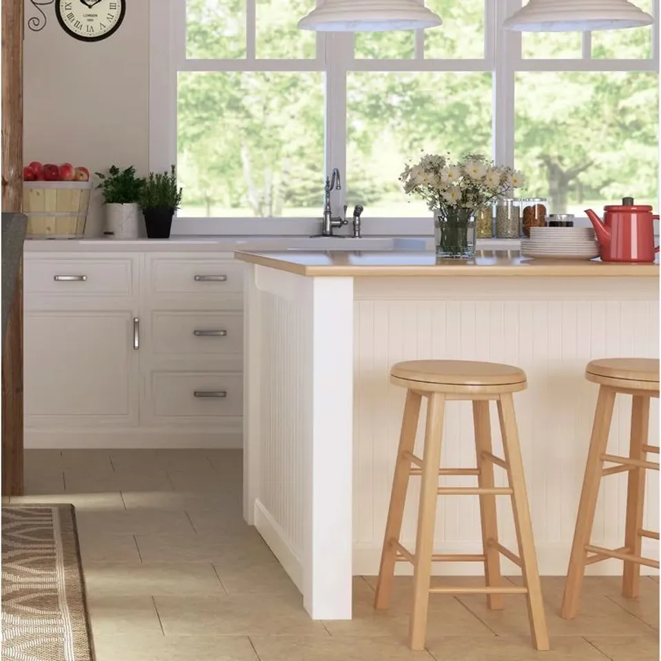 BOXED DANE SWIVEL BAR STOOL 64cm