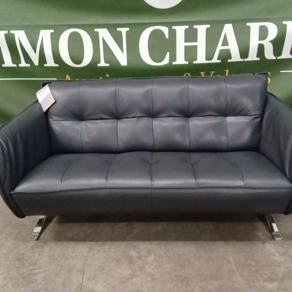 QUALITY DESIGNER ITALIAN MADE SEVILLE LEATHER SOFA