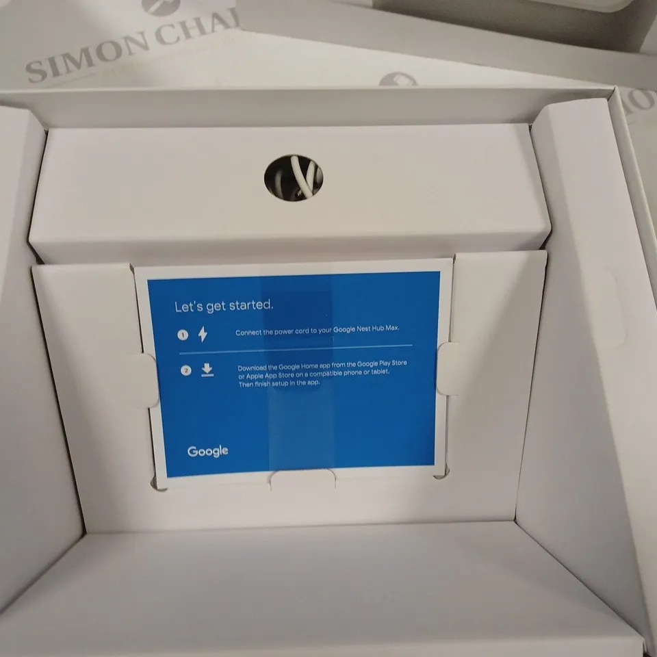 BOXED GOOGLE NEST HUB MAX