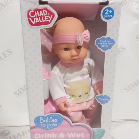 CHAD VALLEY BABIES TO LOVE DRINK & WET BABY