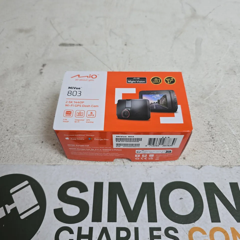 BOXED NIO 2.5 K 1440P WI-FI GPS DASH CAM