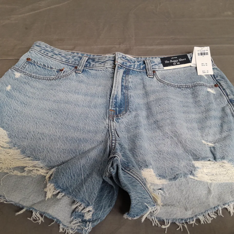 ABERCROMBIE & FITCH THE BAGGY SHORTS LOW RISE - 31/12