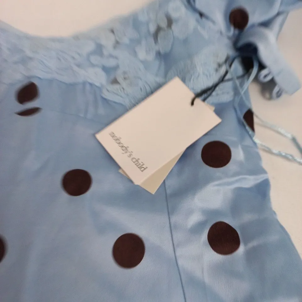 NOBODYS CHILD AVA BLUE MIDAXI DRESS- UK 6