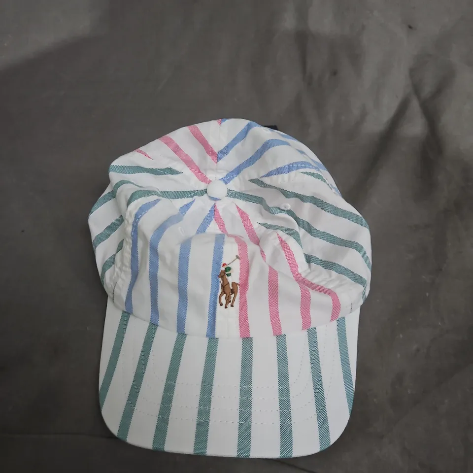 POLO RALPH LAUREN STRIPED CAP