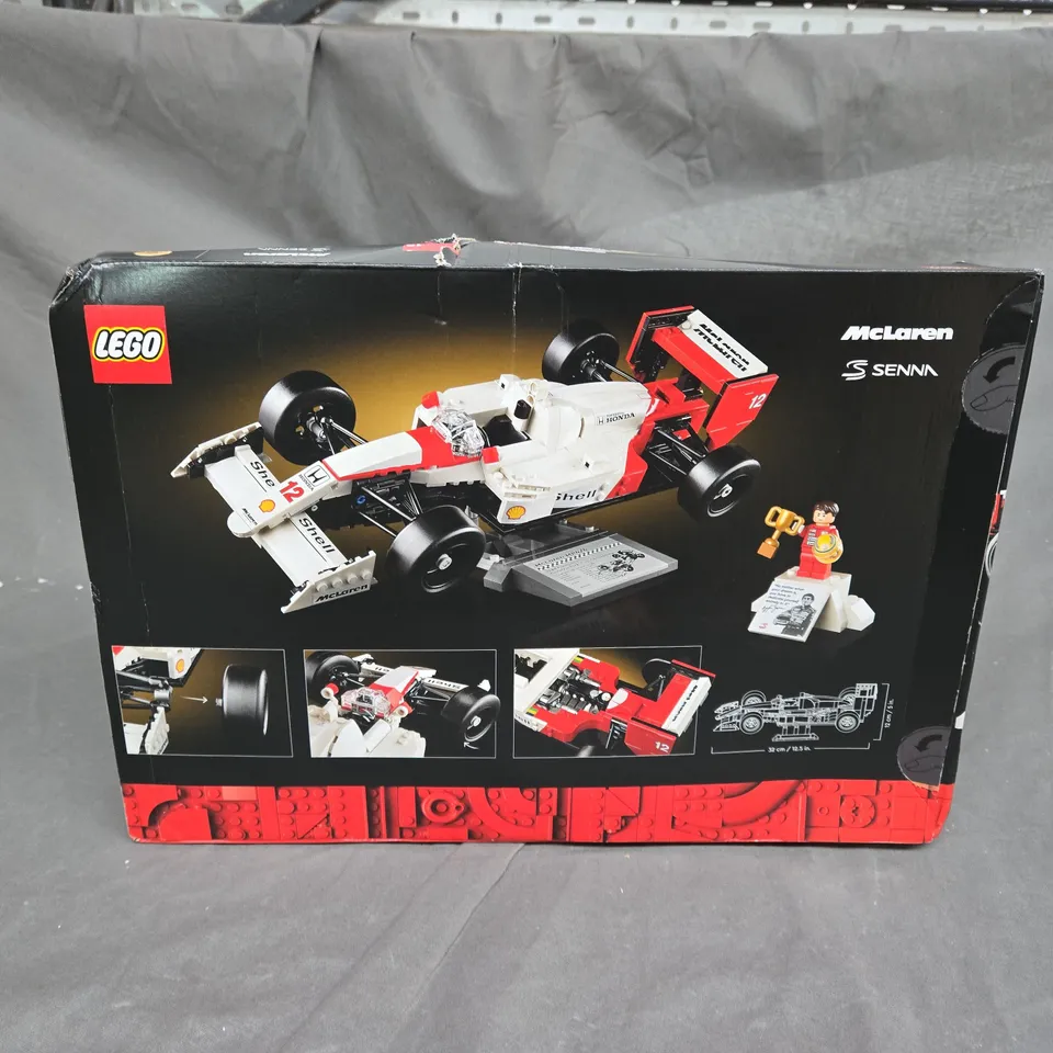 BOXED LEGO MCLAREN MP4 & AYRTON SENNA 10330 RRP £69.99