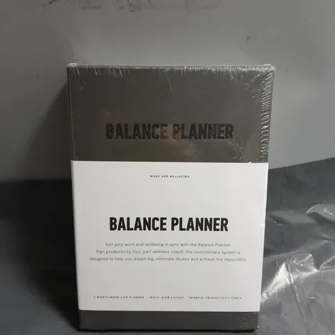 SEALED BALANCE PLANNER