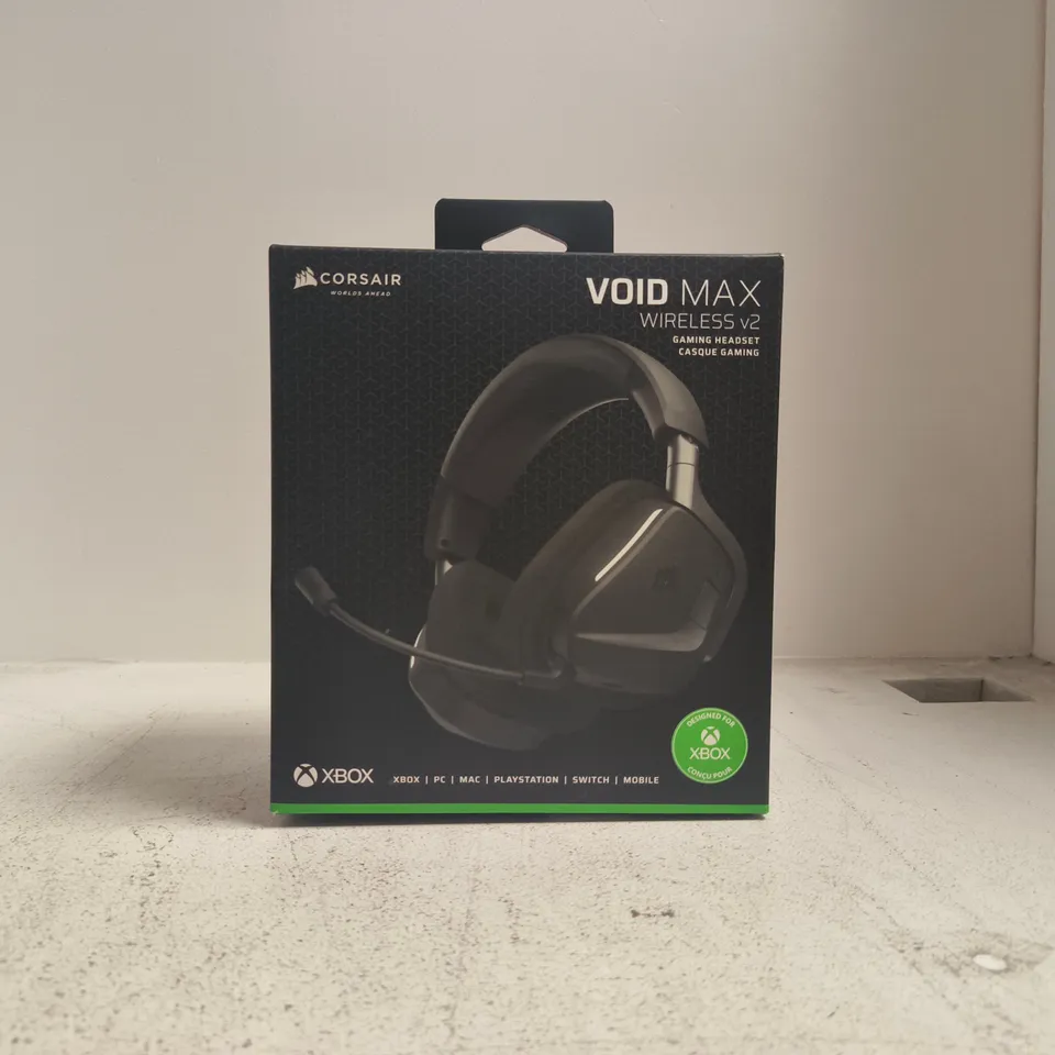 BOXED CORSAIR VOID MAX WIRELESS V2 GAMING HEADSET