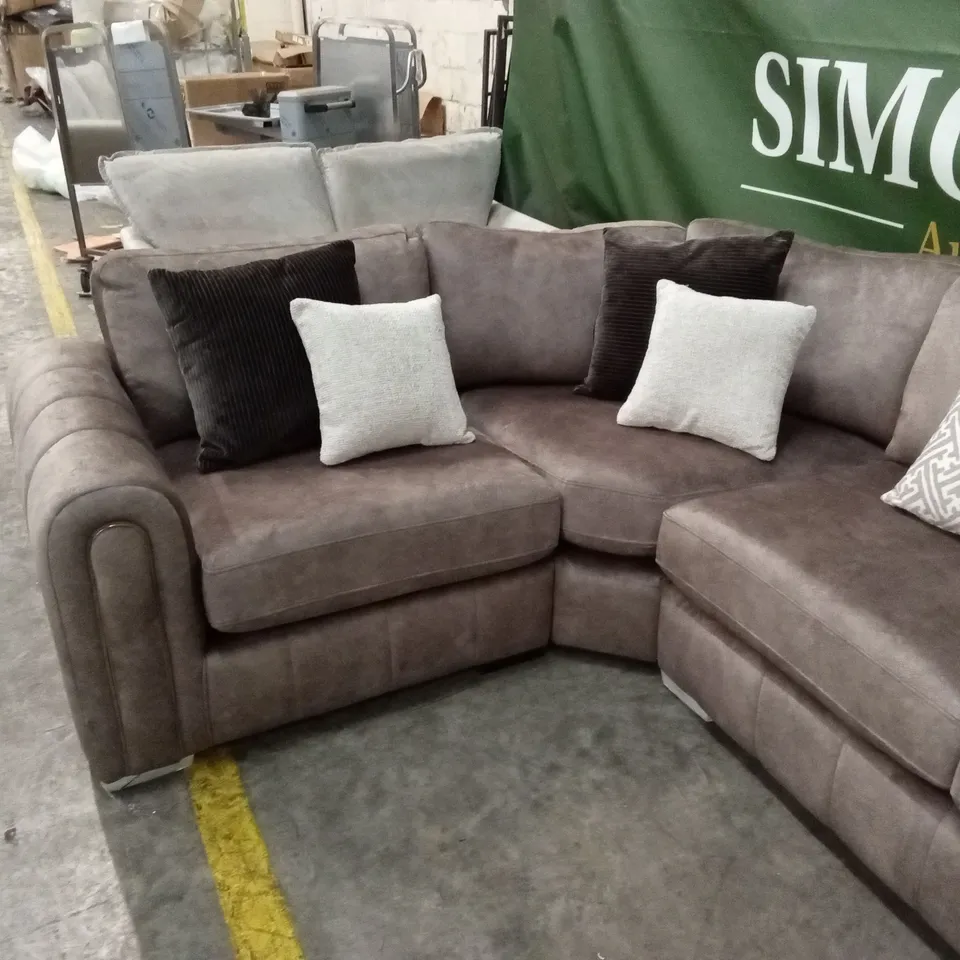 AMARA LEFT HAND DOUBLE ARM CORNER GROUP SOFA RRP £3199