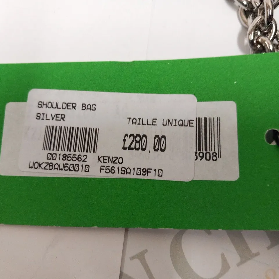 KENZO SILVER SHOULDER BAG