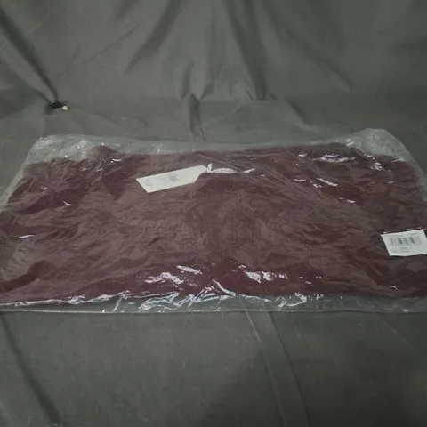 BRAVE SOUL LONDON LARGE KNITTED JUMPER, WINE COLOUR