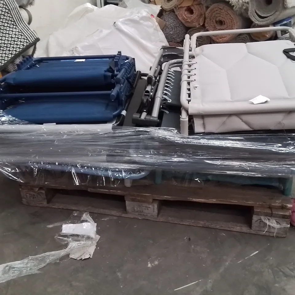 PALLET OF SUN LOUNGERS