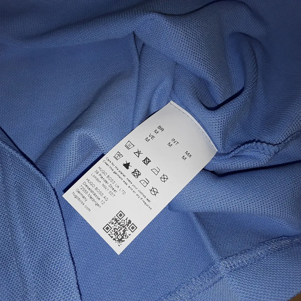 HUGO BOSS BLUE REGULAR FIT POLO SHIRT - BR M