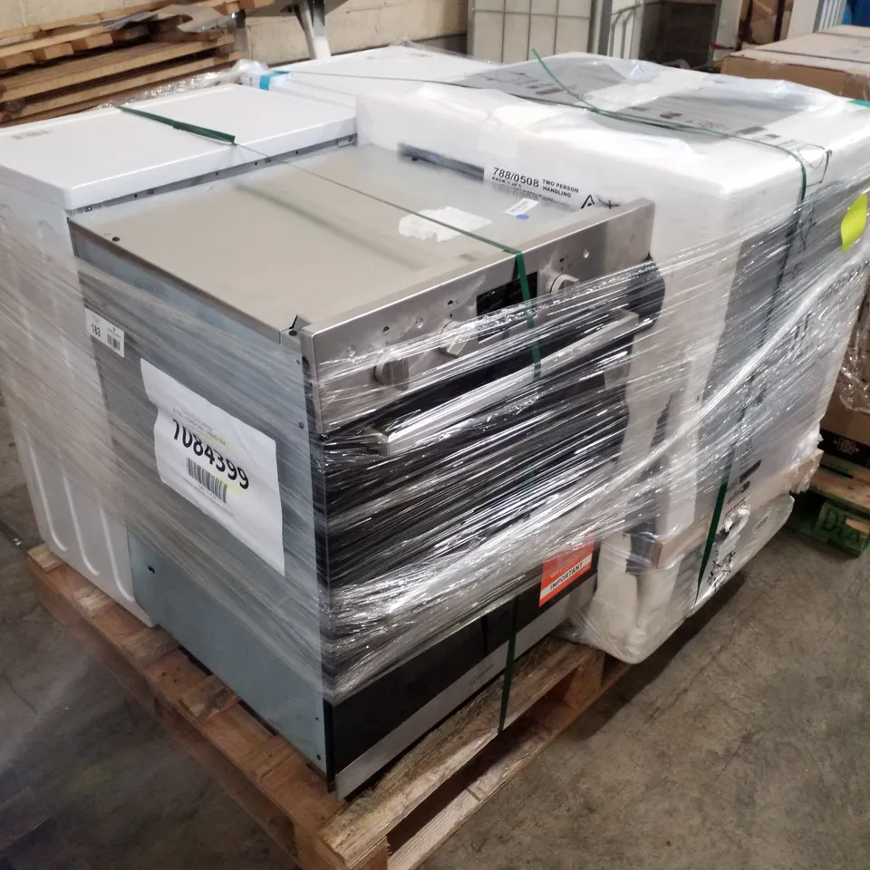 PALLET OF APPROXIMATELY 4 UNPROCESSED RAW RETURN WHITE GOODS TO INCLUDE;