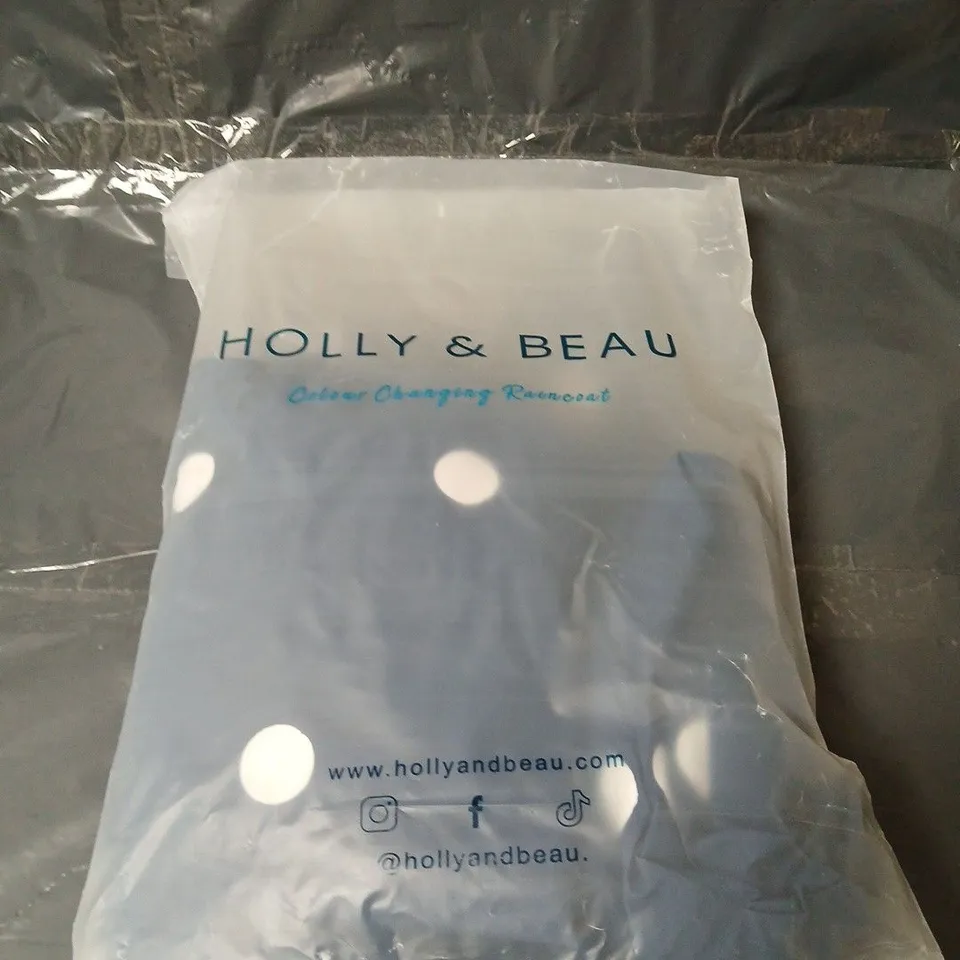 HOLLY & BEAU COLOUR CHANGING  SPOT RAINCOAT – XS KIDS