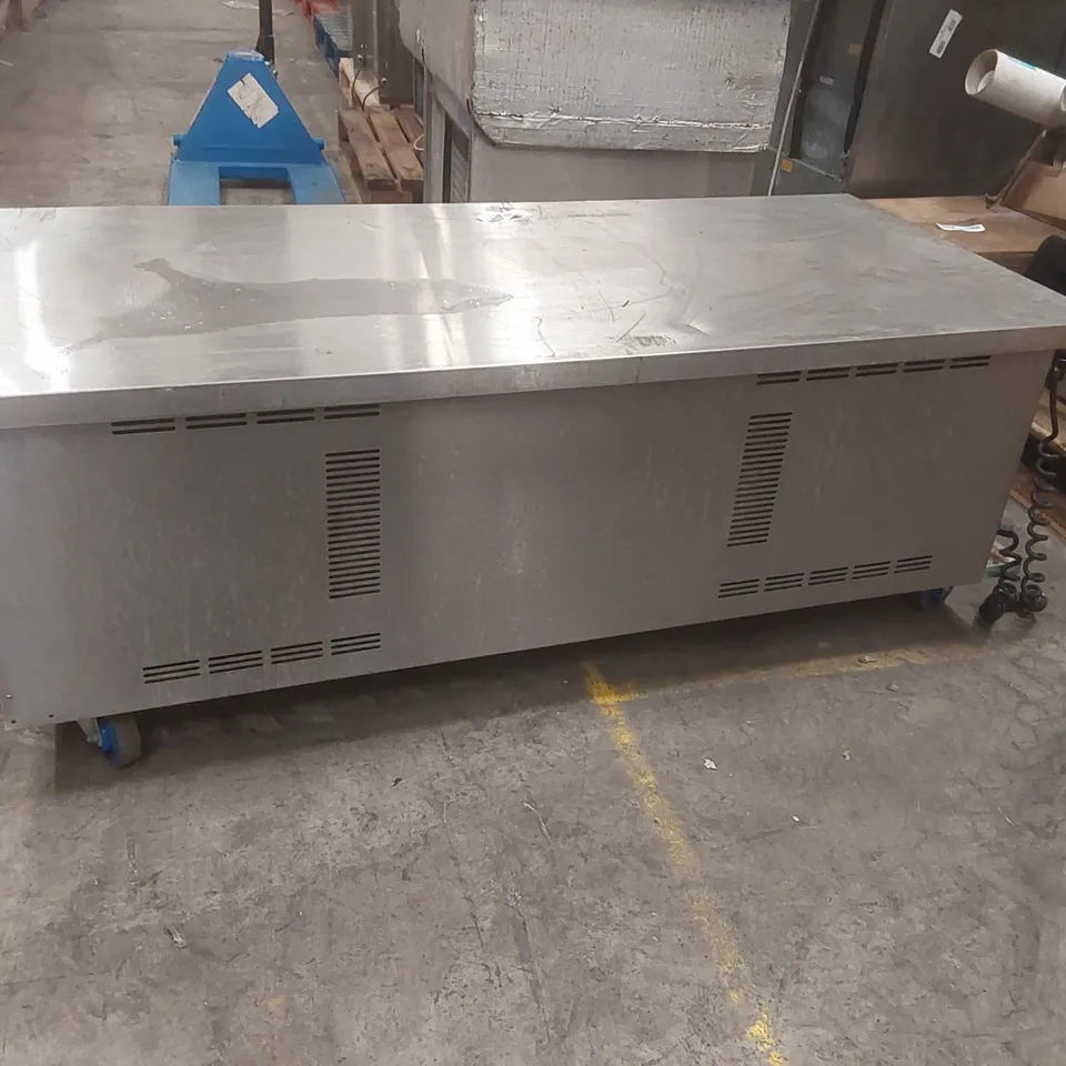 COMMERCIAL STAINLESS STEEL TEMPERATURE CONTROLLED CUPBOARD