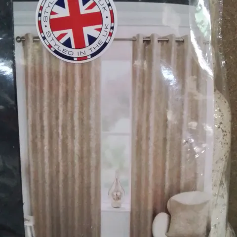 BAGGED READY MADE THERMAL CURTAINS -NATURAL- 168×229CM