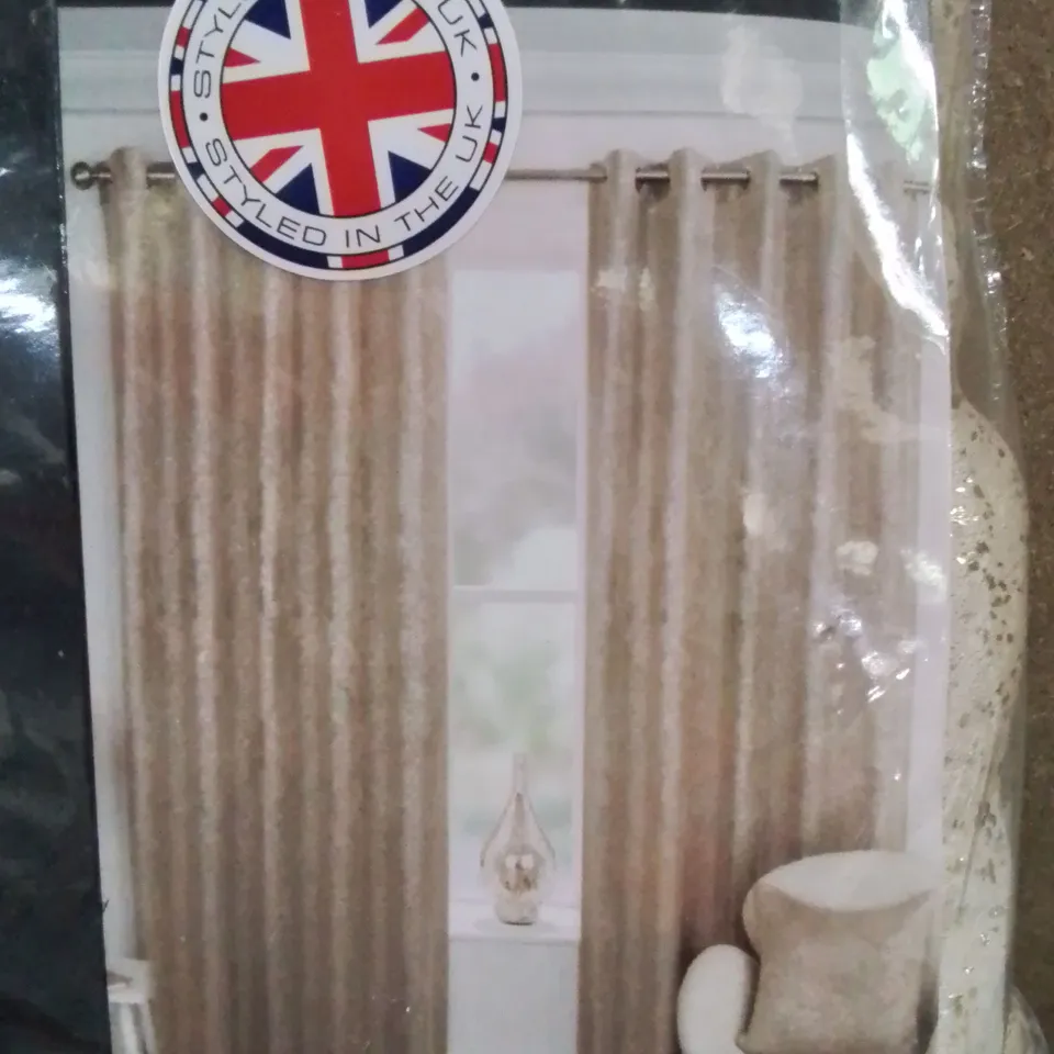 BAGGED READY MADE THERMAL CURTAINS -NATURAL- 168×229CM