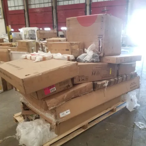 PALLET CONTAINING ASSORTED INCOMPLETE FLATPACK FURNITURE PARTS