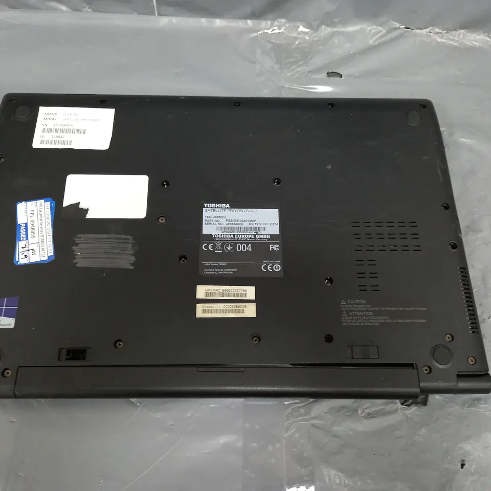 TOSHIBA SATELLITE PRO R50-B	15 INCH I3-4005U 1.70GHZ