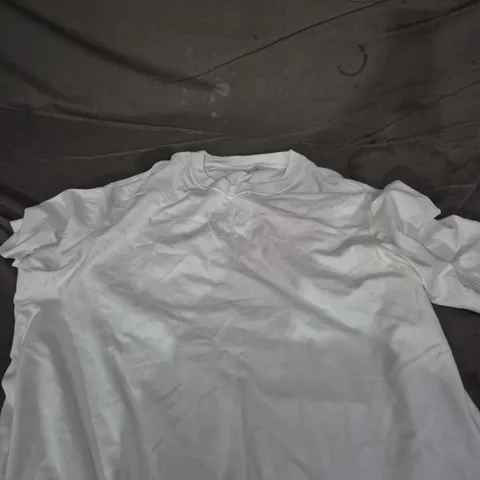 ABERCROMBIE & FITCH PREMIUM HEAVYWEIGHT TEE – SOFT AF COLLECTION, WHITE, XL TALL