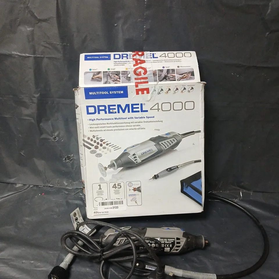 BOXED DREMEL 4000 MULTITOOL SYSTEM