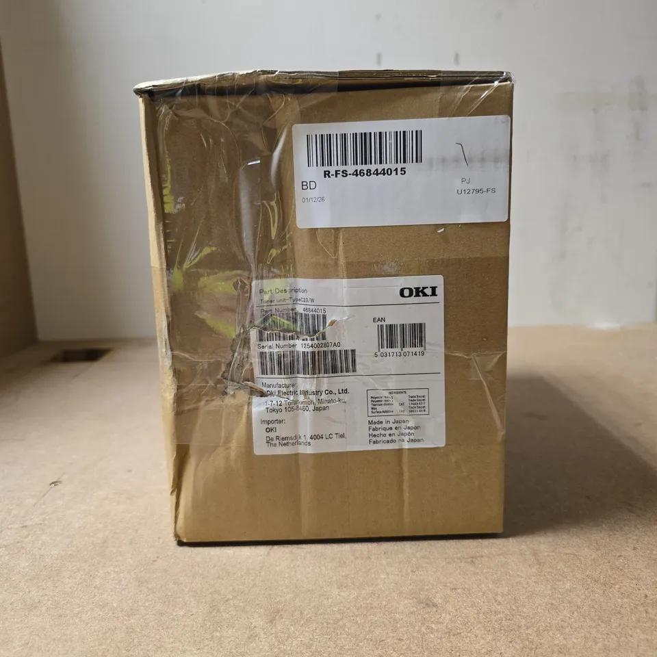 OKI TONER UNIT TYPE C23/W BOXED MODEL PRO 1050