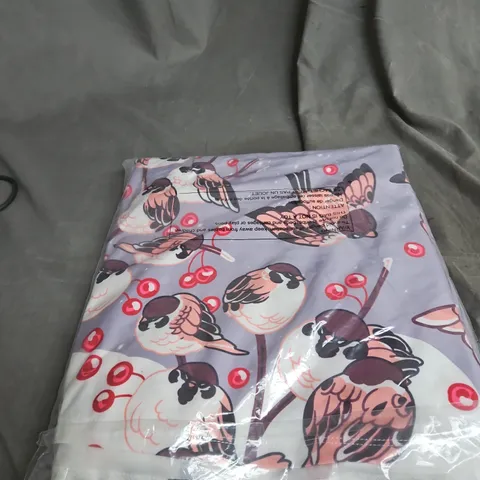 MAYA KERN WOMEN'S MIDI SKIRT, SIZE 6XL-8XL, PURPLE BIRD PRINT