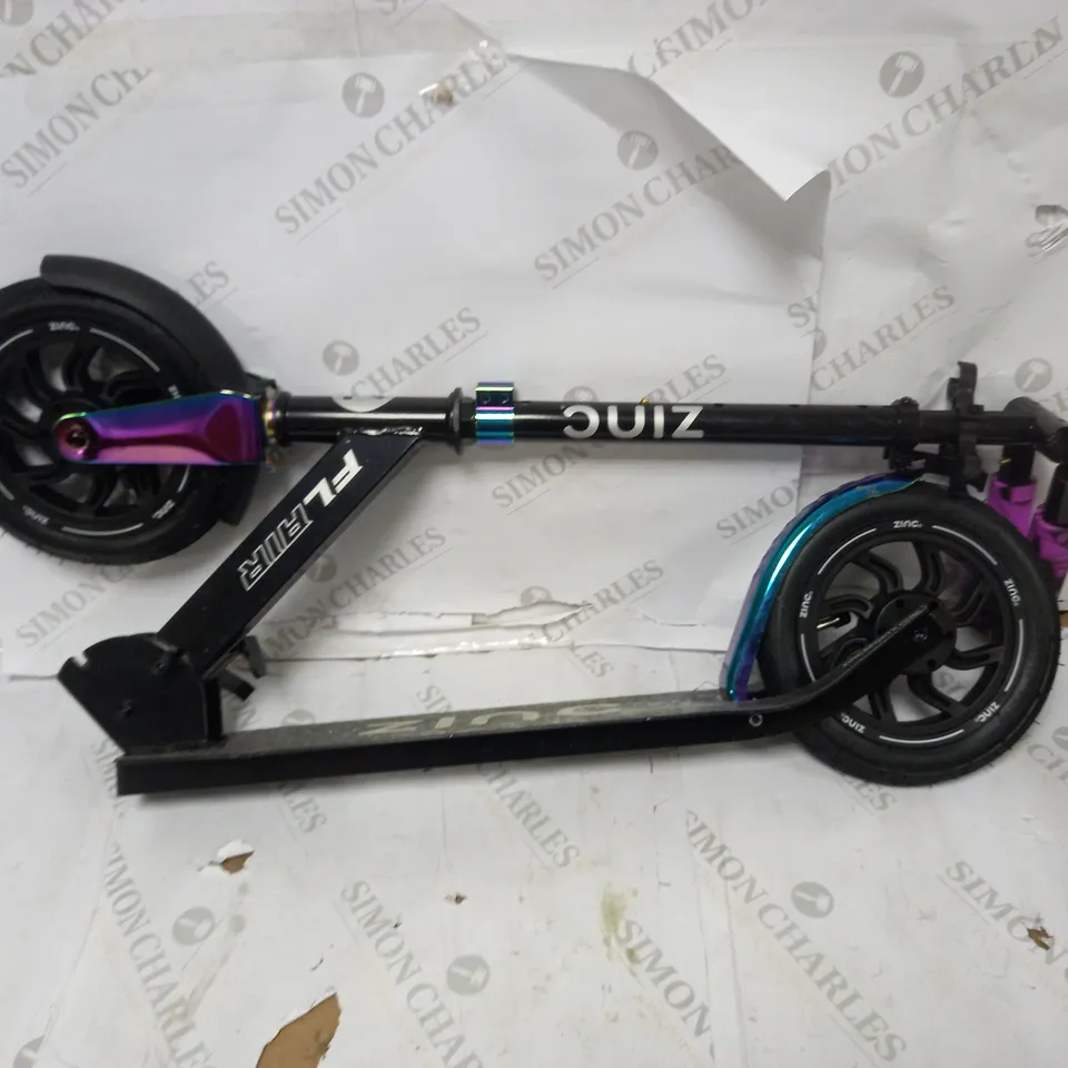 ZINC BIG WHEELED FOLDING SCOOTER FLAIR 200  RRP £100