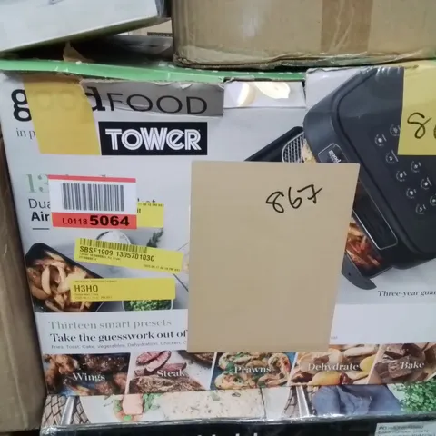 BOXED TOWER AIR FRYER