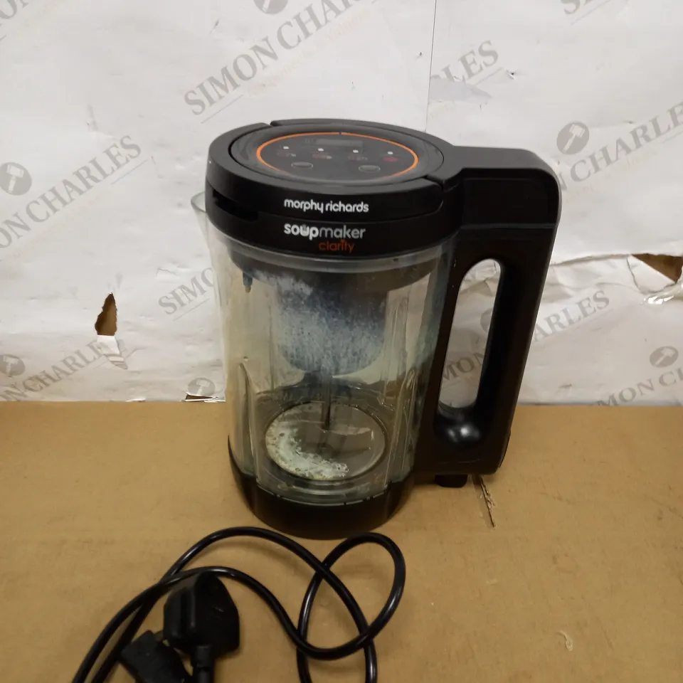 MORPHY RICHARDS CLARITY SOUP MAKER