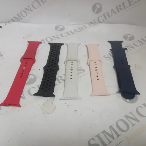 BOX OF LARGE AMOUNT OF ASSORTED LOOSE WATCH STRAPS - 10KG WORTH