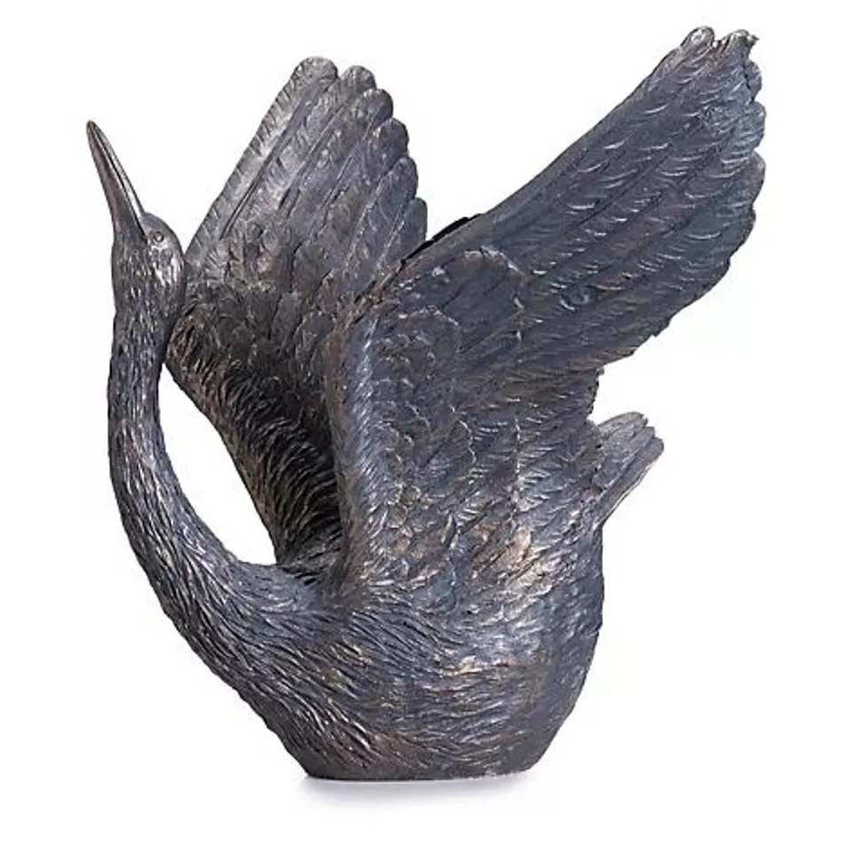 GARDEN STORIES TIMELESS HERON STATUE